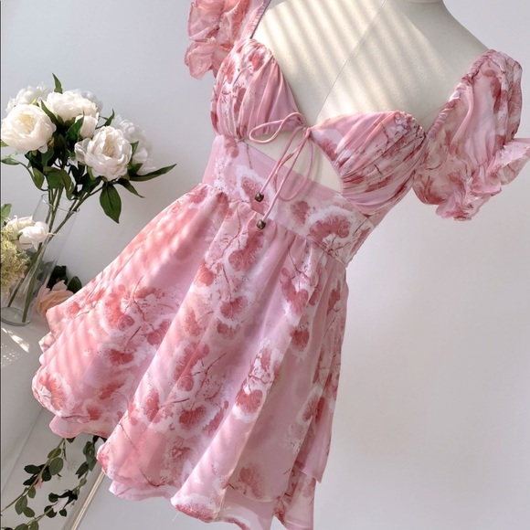 LoveShackFancy Pants - Floral Pink Romper/Dress 🌸